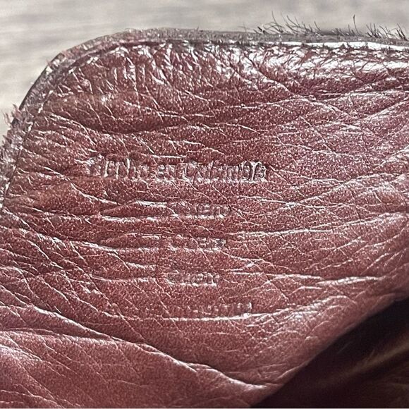 Leather Calf Hair Heeled Ankle Boots Booties Size 10 Velez for Leather Lovers - Picture 6 of 10